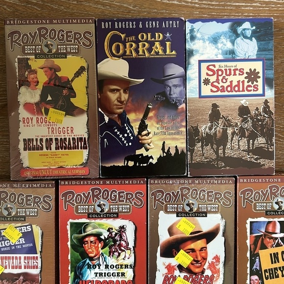 VHS Western Movie Lot of 16 movies Roy Rogers The Lone Ranger some NEW some used - Picture 4 of 4